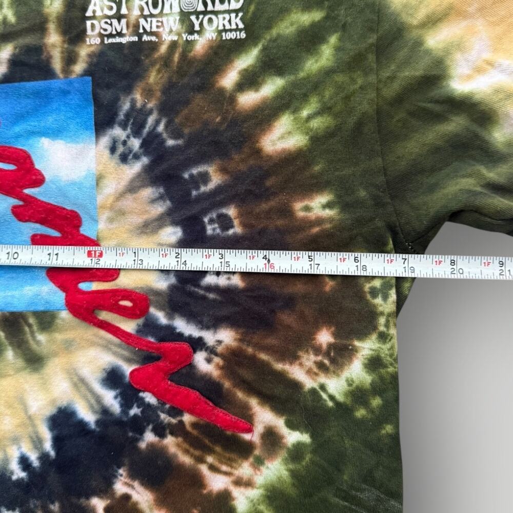 DOVER STREET MARKET NEW YORK x Travis Scott Astroworld Tie-Dye Graphic T-Shirt - Picture 8 of 8
